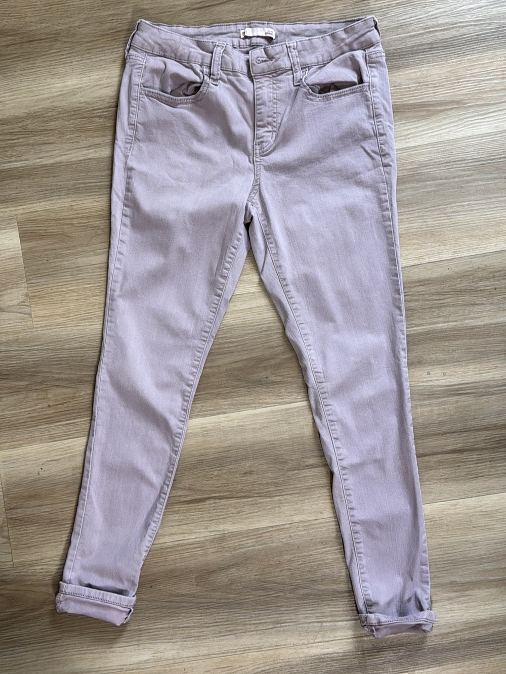 AG Adriano Goldschmied The Legging Ankle Skinny Ankle Pants Purple Waist 11